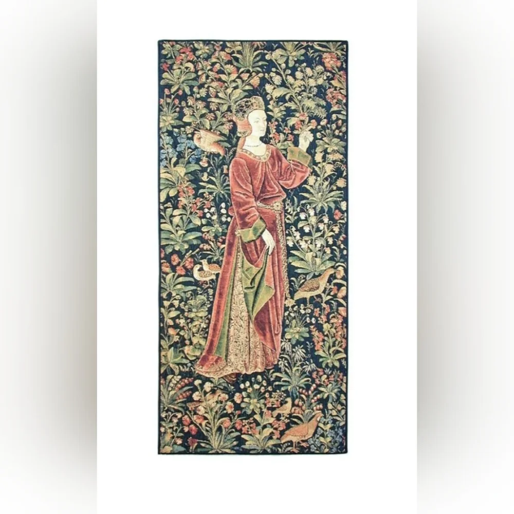 NWT Westminster Abbey Medieval Noble Lady Tapestry Wall Hanging